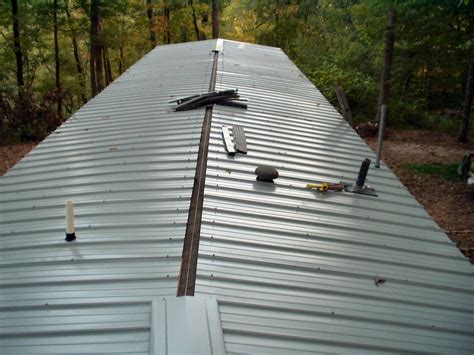 can you put a metal roof on a trailer house|metal roof for mobile homes.